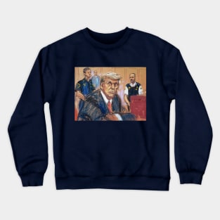 Courtroom Sketch Crewneck Sweatshirt